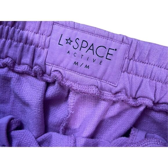New L*Space Orange Pink & White Matching Top & Sweat Pants Women’s size Medium - Picture 9 of 12